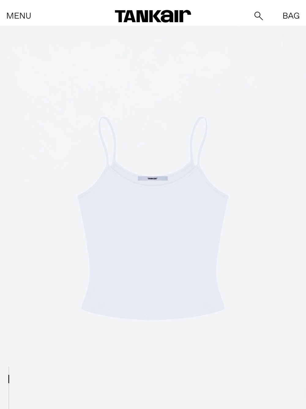 Tankair tank top - studio tank in milk color